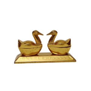 Swan kumkum box 3 inches